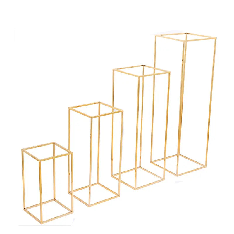 Gold Tower Plinth with Acrylic Top