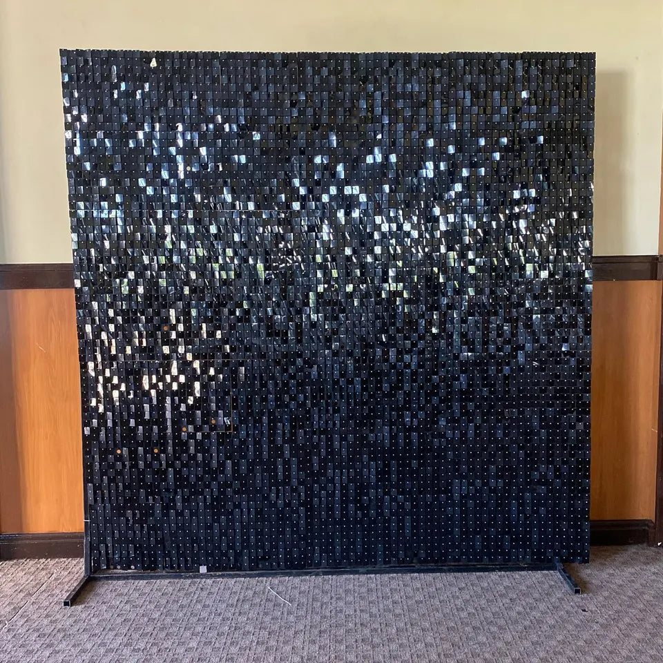 Black Shimmer Wall