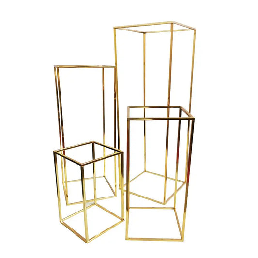 Gold Tower Plinth with Acrylic Top