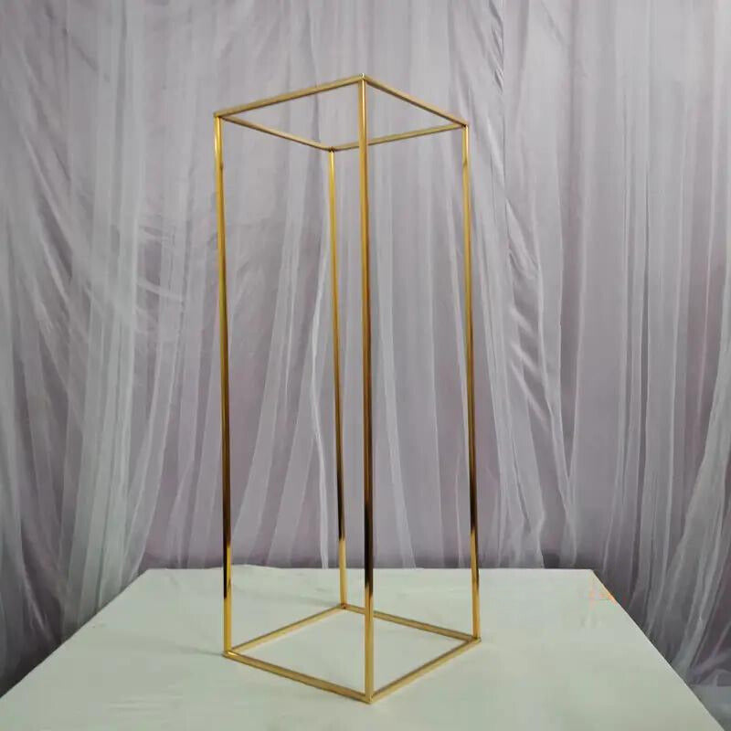 Gold Tower Plinth with Acrylic Top