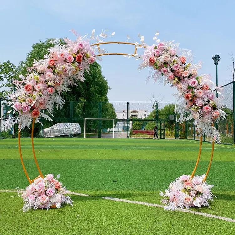 Round Moongate Base Double Arch