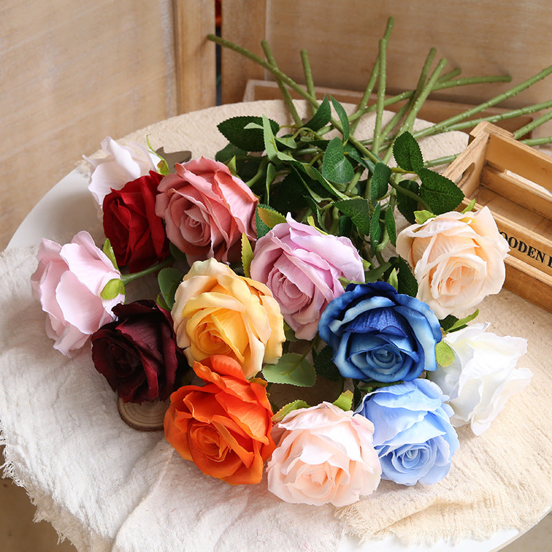 Velvet Silk Artificial Rose